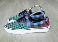 VANS Era Skate Trainers Multicoloured Plaid Size 5.5 / 38.5