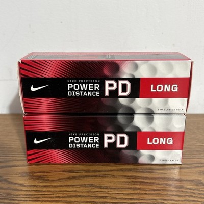 NIKE GOLF 2 PACK PD LONG 6 BALLS Power Distance New in Box Montana Bobcat Logo