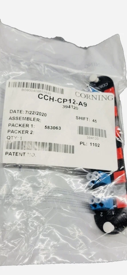 Conector de armário Corning CCH-CP12-A9 painel carcaça adaptadores LC 12 fibras -35 avai - Imagem 4 de 4