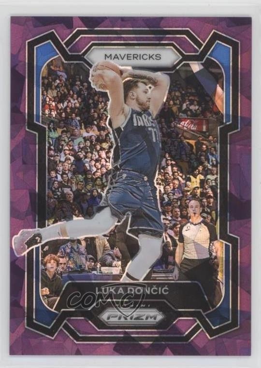 2023-24 Panini Prizm Purple Ice Prizm 136/149 Luka Doncic #110 z6j