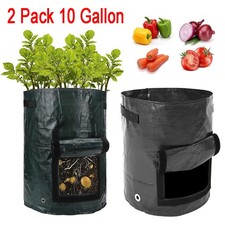 2x Potato Planters Grow Bags Sacks Vegetable Planter Container Home Garden UK