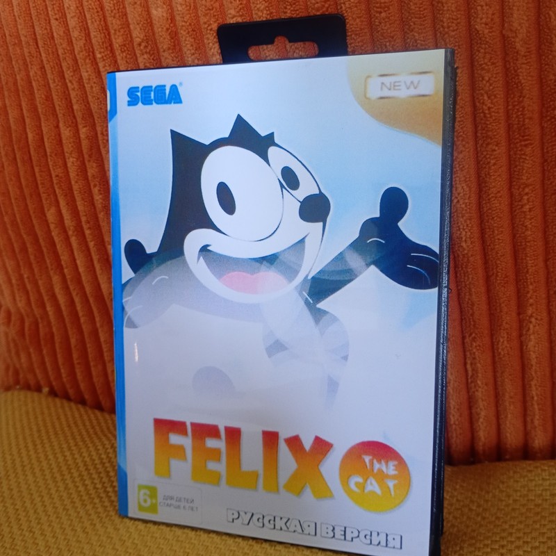 SEGA MEGA DRIVE RUSSIAN  -  FELIX THE CAT