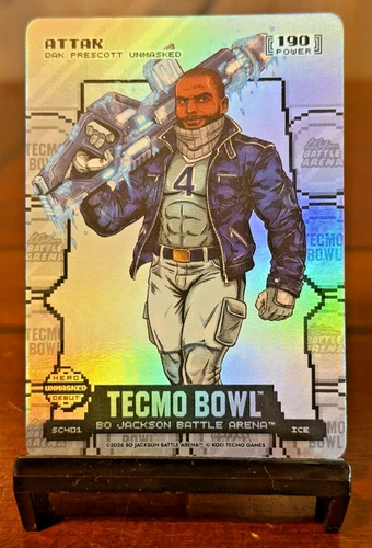 Bo Jackson Battle Arena Tecmo Bowl "Attak"-Dak Prescott-Hero Unmasked Ice *SP*