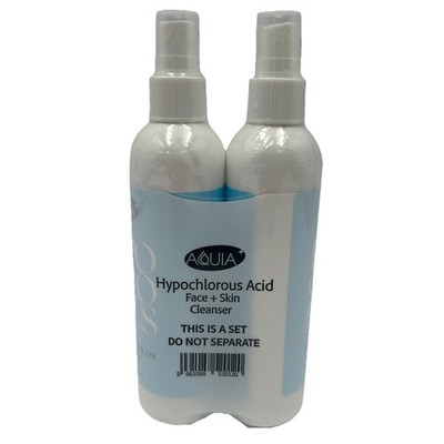 2 Pack Hypochlorous Acid Spray for Face and Skin; Facial Cleanser 8oz Face Mist