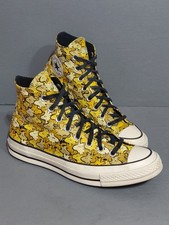 Converse x Peanuts Chuck 70 Hi Woodstock Camo Yellow A01871C - UK 9 (VGC)
