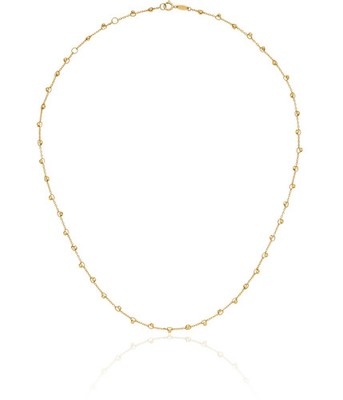 14 Karat massive Gelbgold Kugelkette Halskette