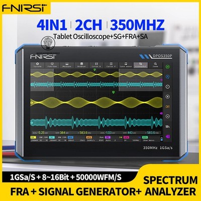 FNIRSI DPOS350P 4-in-1 Digital Oscilloscope Signal Generator Spectrum Analyzer