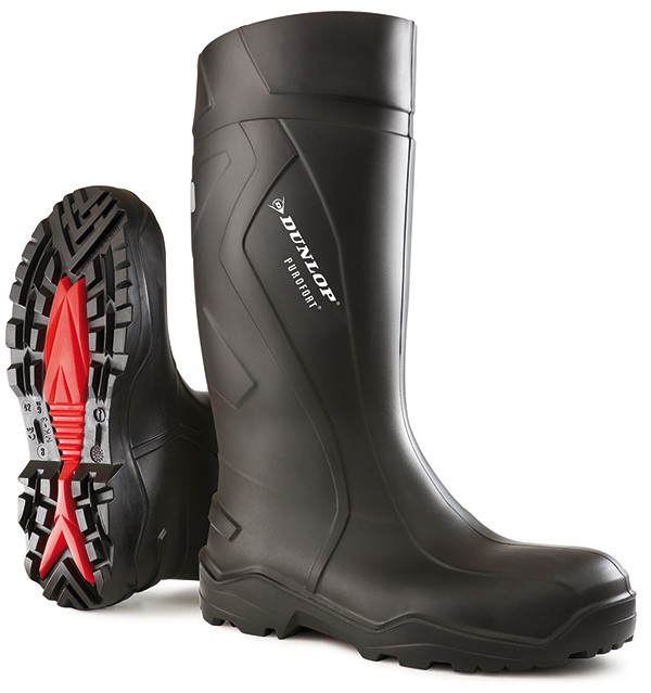 Dunlop Purofort+ Full Safety Wellington Mens - Black - Size UK 10 - Image 3