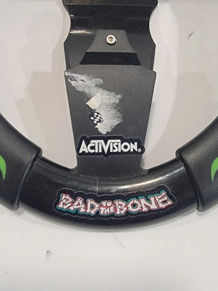 Volante Activision Monster Jam Nintendo Wii negro con llamas verdes Foto 3 de 4