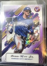 2025 Topps Pristine - Bobby Witt Jr. #161 Purple Refractor /99