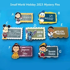 Disneyland Pin SMALL WORLD HOLIDAY 2023 You Pick from 7