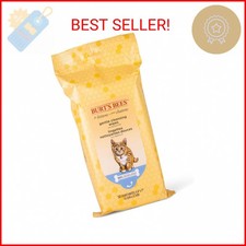 Burt's Bees for Pets Kitten Wipes with Buttermilk - Pet Wipes for Cats Waterless