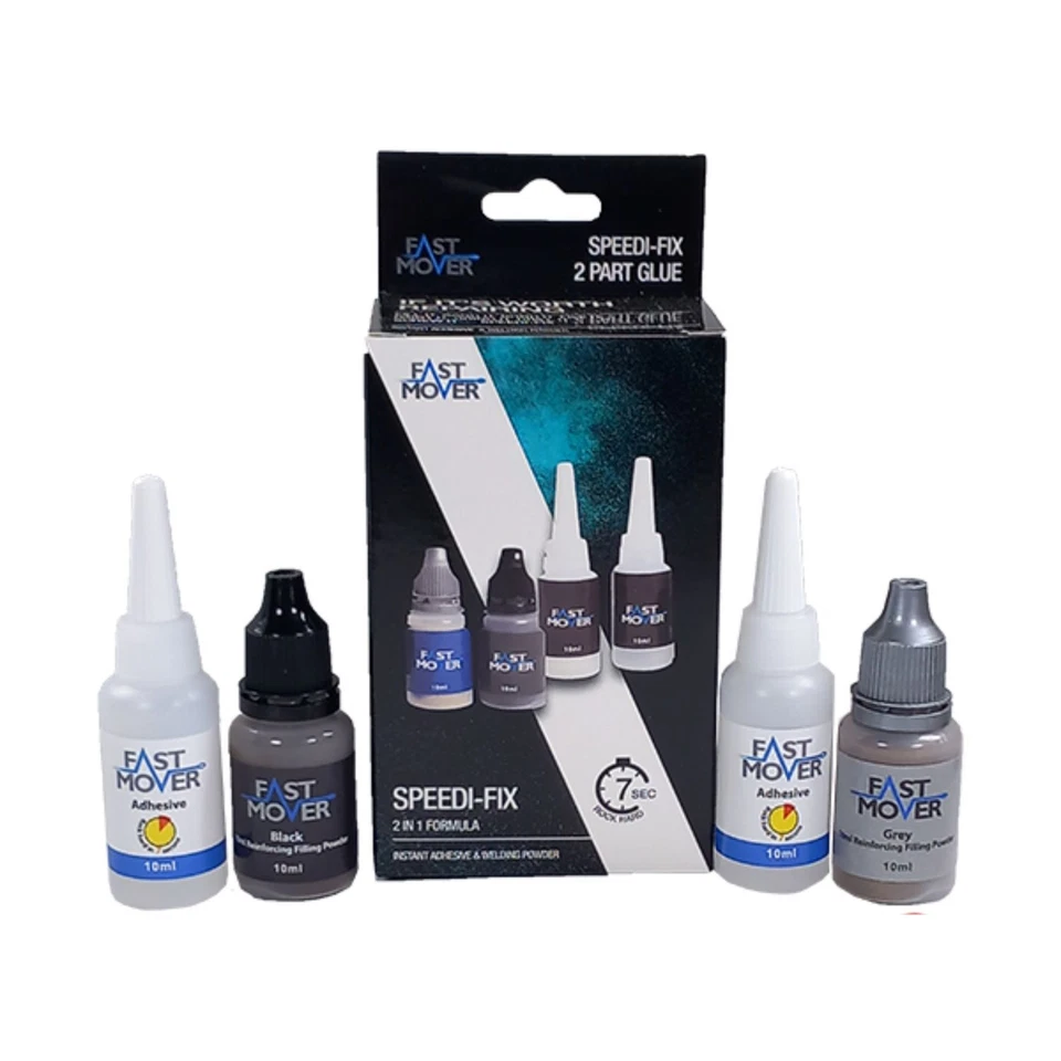 FAST MOVER Speedy Fix Kit x 1 - Rock Hard in 7 Seconds! Q-Bond equivalent (FAST DISPATCH)