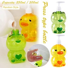 Liquid Soap Dispenser Cartoon Empty Pump Bottle Dispenser Refillable