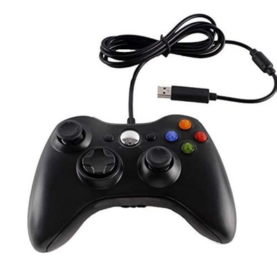 Wired Controller For Windows And Console Black For Xbox 360 Xbox 360
