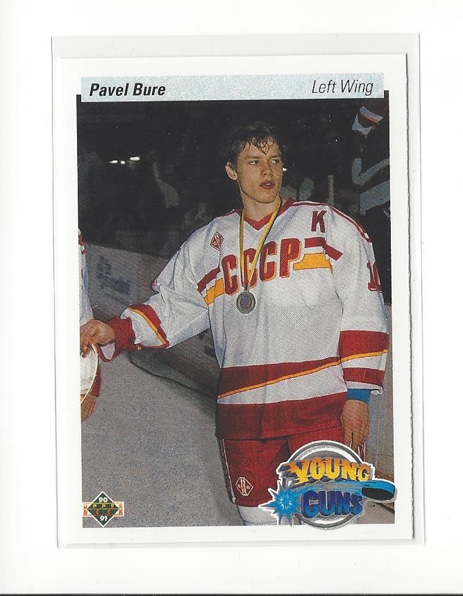 1990-91 Upper Deck #526 Pavel Bure RC Rookie Canucks