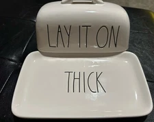 Rae Dunn “Lay It On Thick” Butter Dish