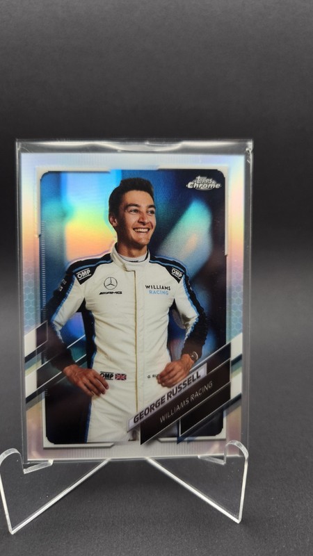 2021 Topps Chrome Formula 1 Racing - George Russell - Refractor   #19 Mercedes 