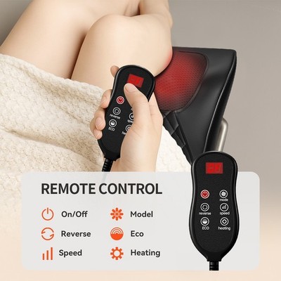 Shiatsu 3D Massage Pillow For Neck, Back & Shoulders Electric Massage Cushion Wi