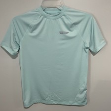 Abercrombie  Fitch Boy  s Mint Green Short Sleeve Rashguard Swimshirt Size 13/14