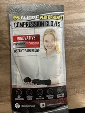Compression Arthritis Gloves for Women and Men Fingerless Rheumatoid Arthritis L