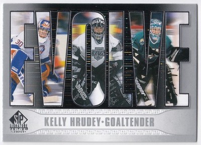 2020-21 UD SP Signature Edition Legends Evolve KELLY HRUDEY #E-27 N.Y. L.A. S.J.