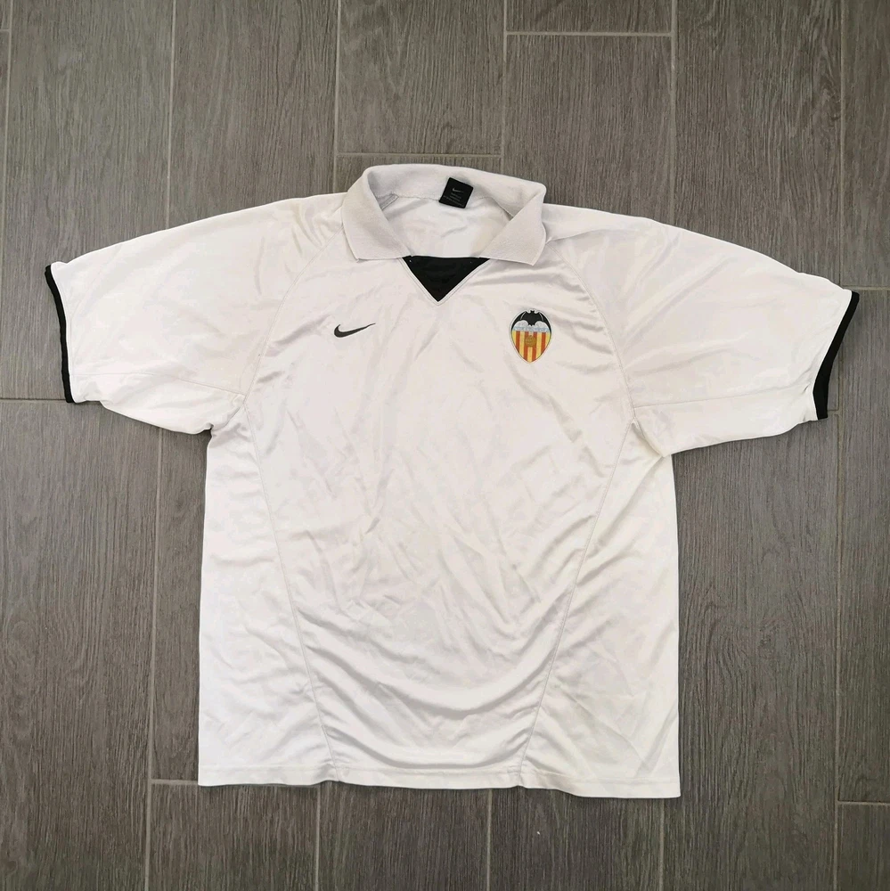 Vintage Retro 2002/03 Valencia CF Away Trikot Größe: L Fußball Pashanim Y2K Nike