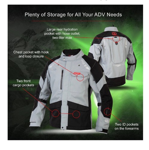 MSR™ Voyager Adventure Jacket X-Large Black - Bild 10 von 10