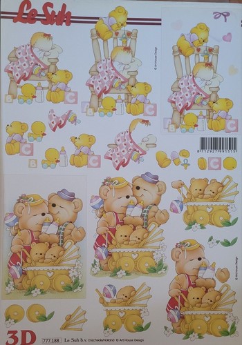 Decoupage Paper Tole A4 Sheets Babies & Children Clearence - Picture 43 of 44