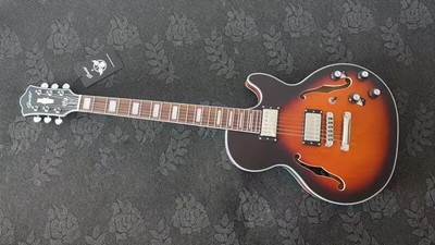 Vintage Sunburst  Electric Guitar Single Cutway Rosewood Fingerboard Guitar