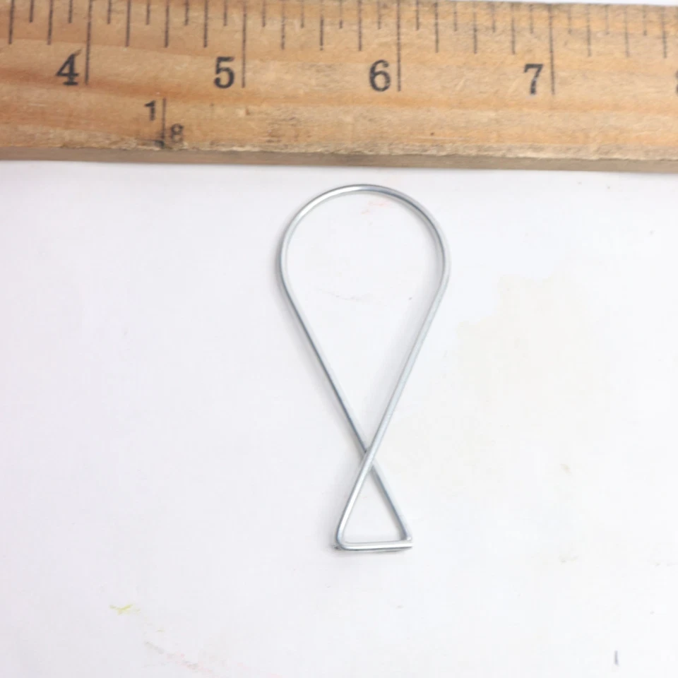 (30-Pk) Ceiling Grid Squeeze Clips Poster Hanger Display Hook Metal 1818902292 Foto 4 de 4