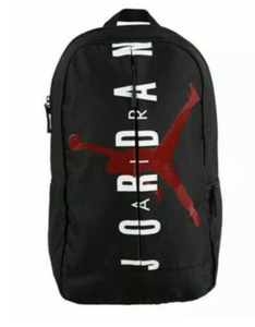 nike air backpack black and red