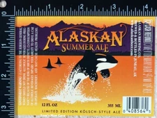 Alaskan Summer Ale Label - ALASKA