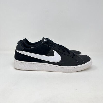 Nike Court Royale AC Black White Lace Up Shoes Sneakers Size Women 11 / Men 9.5