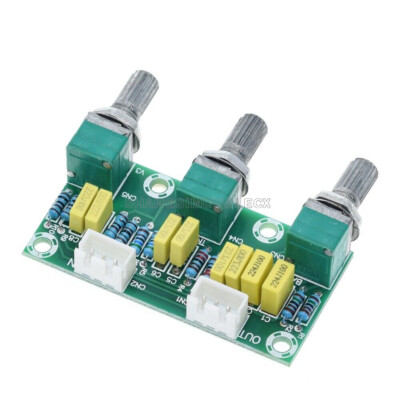 Passive Tone Board Amplifier Volume Bass Treble Control Toning Board XH-M802 NEW
