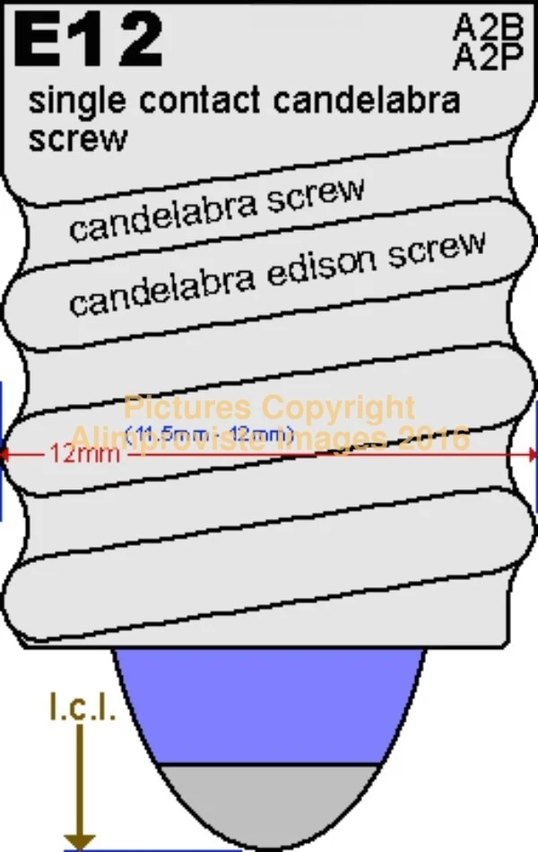 MAKE UP MIRROR LIGHT BULB Conair RP34B 20W Bulb Lighted NEW 20T7C - Image 2 of 3