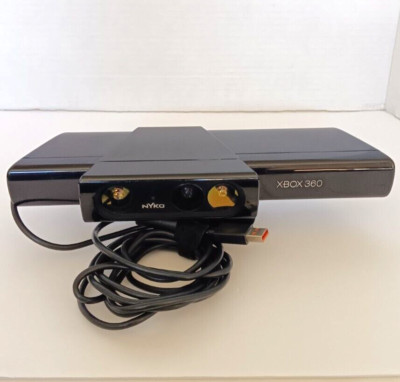 Microsoft Genuine Xbox 360 Kinect 1414 Sensor Bar With Nyko Zoom Black Untested