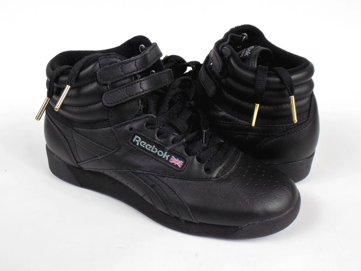 Reebok Shoes Freestyle HI OG 35TH Anniversary Size 5 Black Leather eBay