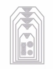 Hero Arts Infinity Nesting Metal Dies (Circle, Rectangle, Tag- Multi-Listing) 