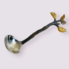 L'Objet Mullbrae Mini Ladle Server 24 Karat Gold Plated Spoon