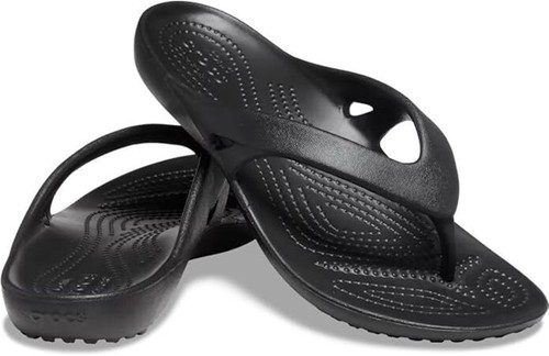 Chanclas Crocs Kadee II para mujer, sandalias para mujer, negras - Imagen 3 de 6