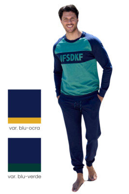 TRAMAS+ Pigiama Cotone Da Uomo Con Manica Lunga E Pantalone Lungo Primavera E Autunno Set Per Dormire Regolabile In Vita Regalo Per Uomo M Sierpes Verde 126212964