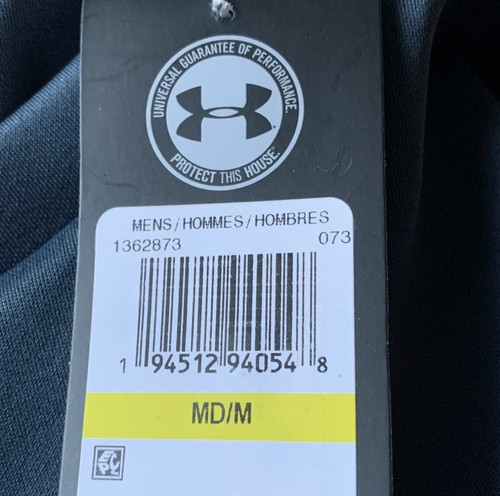 NWT Under Armour Sweatshirt Mens Size Medium Gray Crewneck Lightweight A1 - Picture 4 of 9