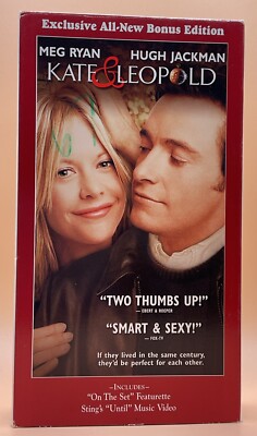 Kate & Leopold VHS 2002 Meg Ryan Former Blockbuster **Buy 2 Get 1 Free**