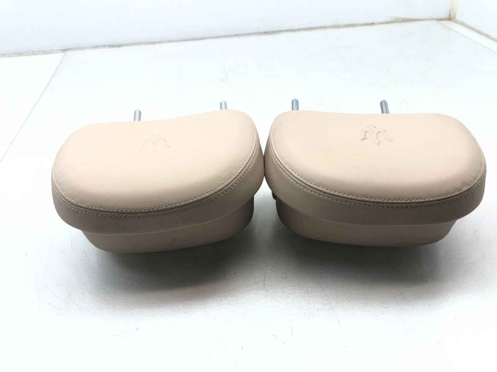 2014-2019 MASERATI GHIBLI S LEFT RIGHT FRONT SEAT HEADRESTS PAIR X2 OEM