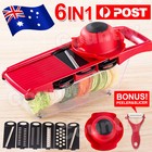 Vegetable Slicer Mandoline Grater Cutter Veg Peeler Potato Onion Carrot Chopper