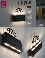 Paulmann Solar Hausnummernleuchte Neda Bewegungs & DäMmerungs Sensor IP44 3000K
