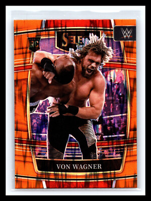   VON WAGNER 2022 SELECT PRIZM CONCOURSE ORANGE FLASH HOLO RC # 96