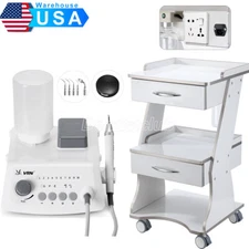 VRN A8 Dental LED Ultrasonic Scaler Cavitron/Mobile Trolley w/ Auto Water Supply
