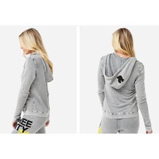 FreeCity Superfluff Lux VintageBath Zip Hoodie Sz 2